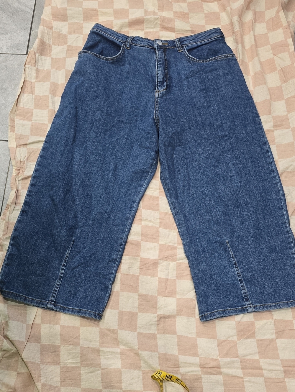 Pilcro Light Blue Denim Jeans with Contrast Stitching
